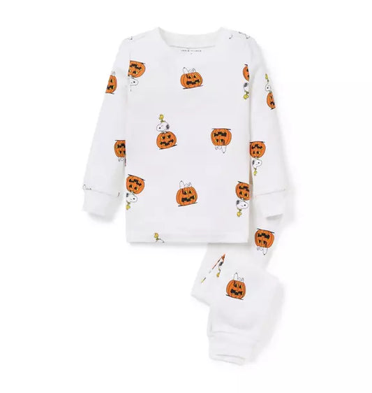Good Night Pajama In Peanuts Halloween Pumpkin