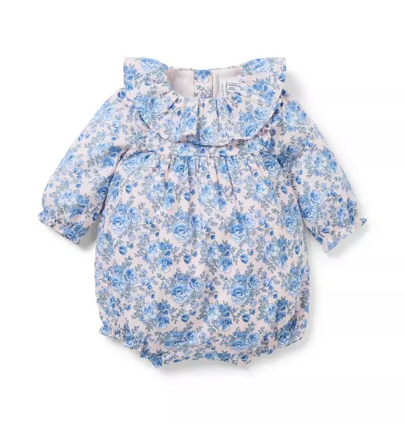 Baby Floral Ruffle Romper