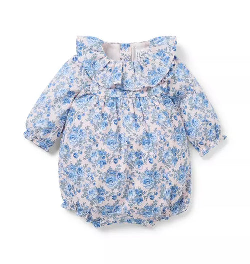 Baby Floral Ruffle Romper
