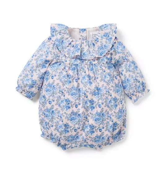 Baby Floral Ruffle Romper