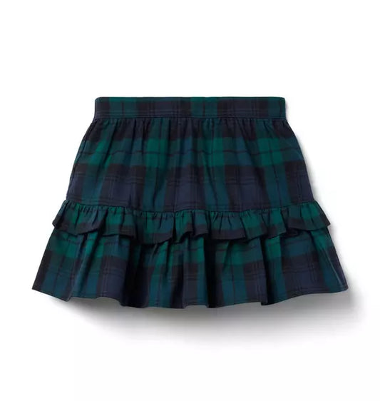 Tartan Ruffle Skirt