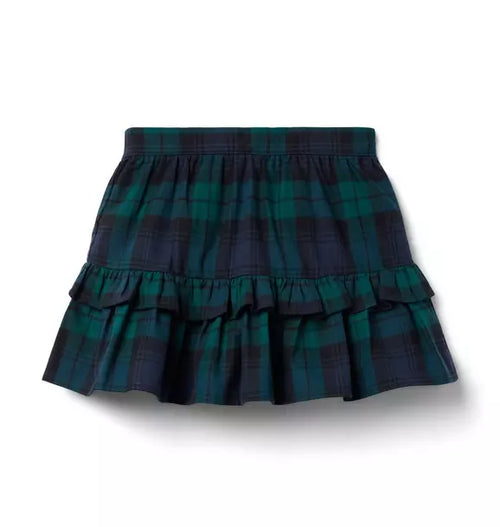 Tartan Ruffle Skirt