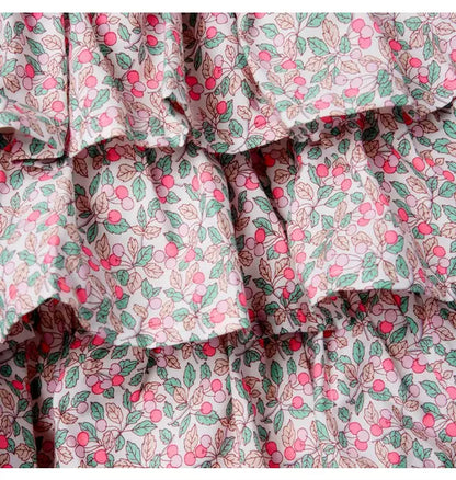 Colleen's Orchard Dress Made With Liberty Fabric