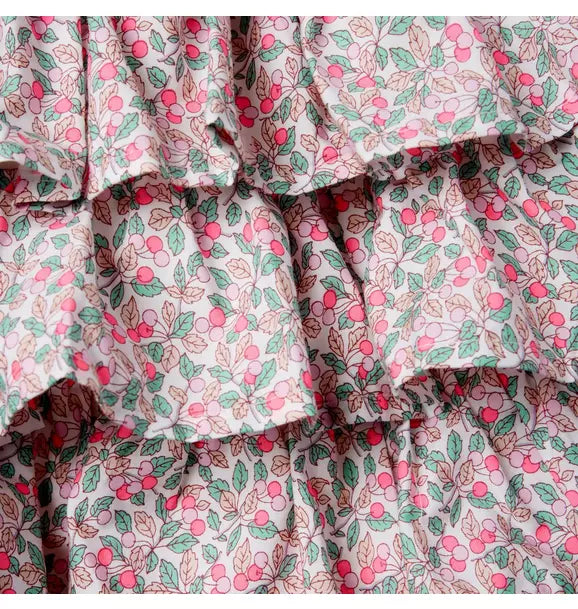 Colleen's Orchard Dress Made With Liberty Fabric