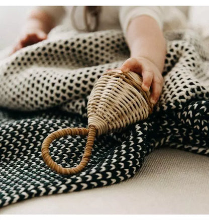 Honeycomb Forest Baby Blanket