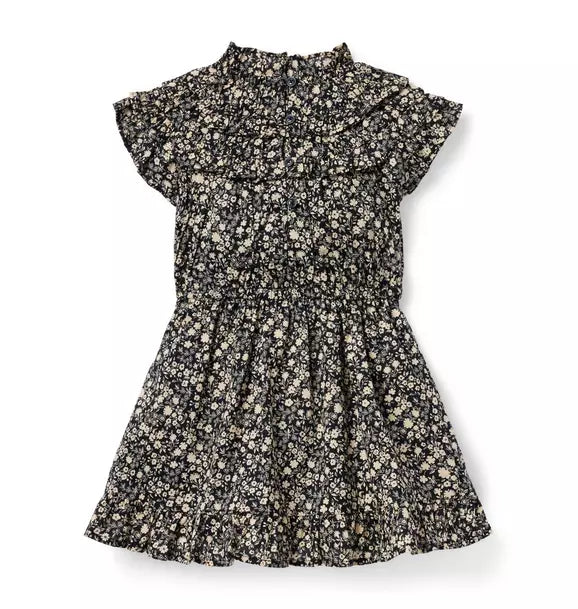 Ditsy Floral Ruffle Dress