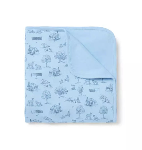 Baby Woodland Toile Blanket