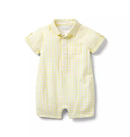Baby Gingham Romper