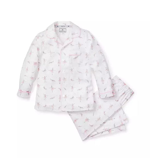 Kid's Twill Pajama Set in Sugar Plum Fairy