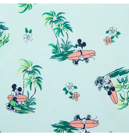 Good Night Short Pajama In Disney Mickey Mouse Surf