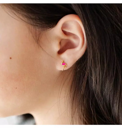 Flamingo Stud Earring