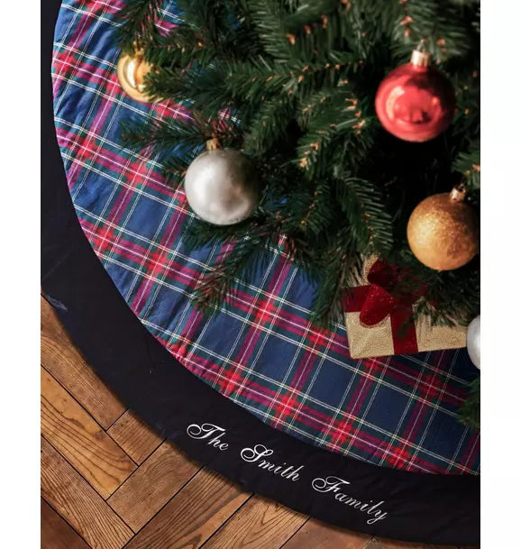 Christmas Tree Skirt in Windsor Tartan