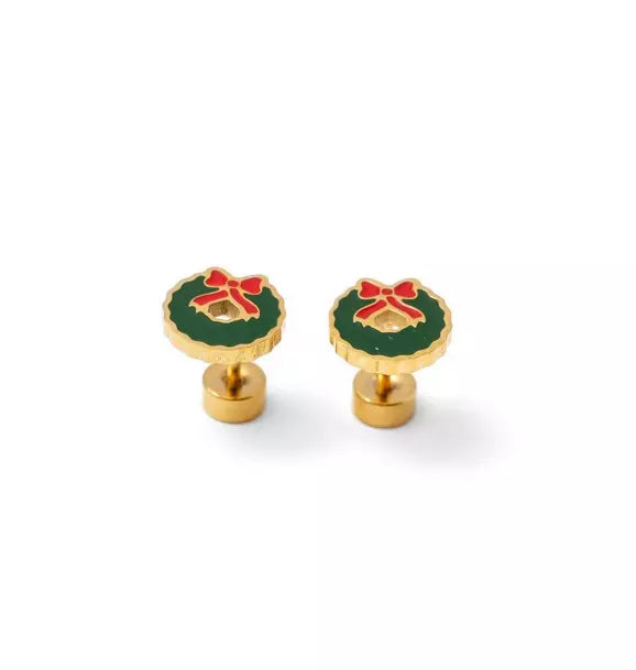 Wreath Stud Earrings