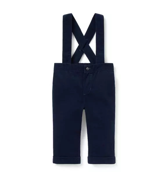 Baby Corduroy Suspender Pant