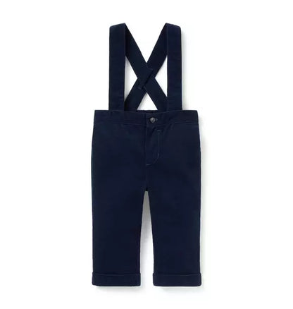 Baby Corduroy Suspender Pant