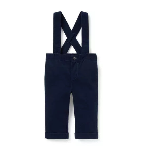Baby Corduroy Suspender Pant