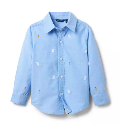 The Embroidered Bunny Oxford Shirt