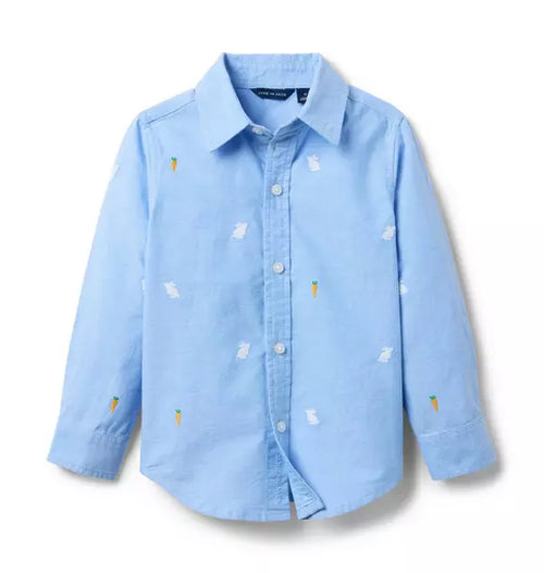The Embroidered Bunny Oxford Shirt
