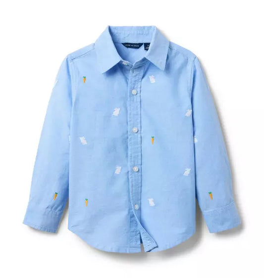 The Embroidered Bunny Oxford Shirt
