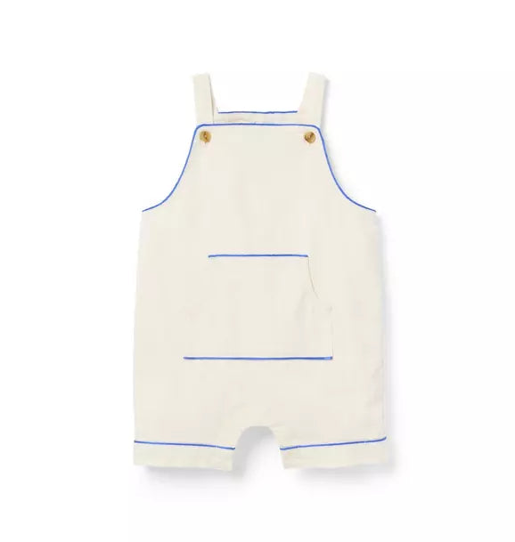 Baby Piped Pocket Overall