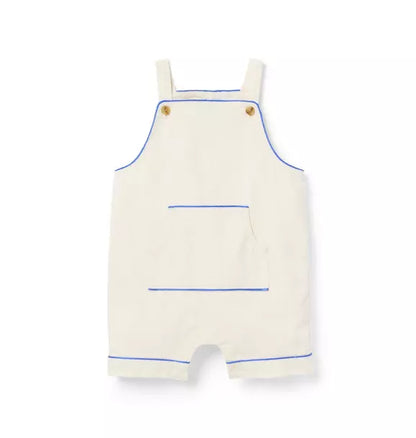 Baby Piped Pocket Overall