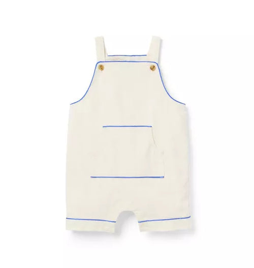 Baby Piped Pocket Overall