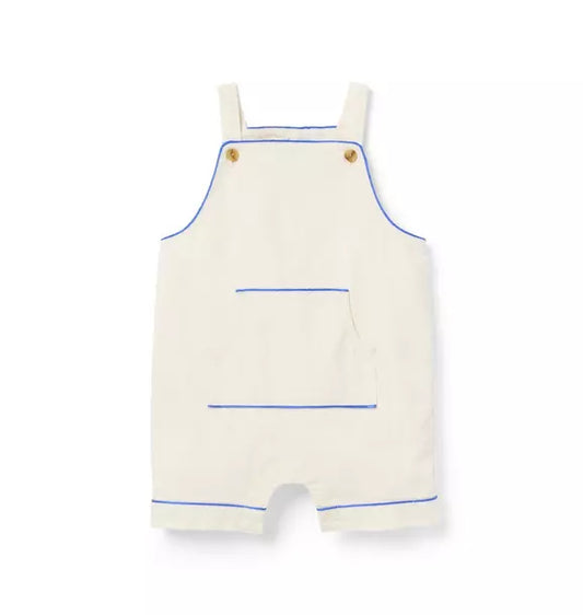Baby Piped Pocket Overall