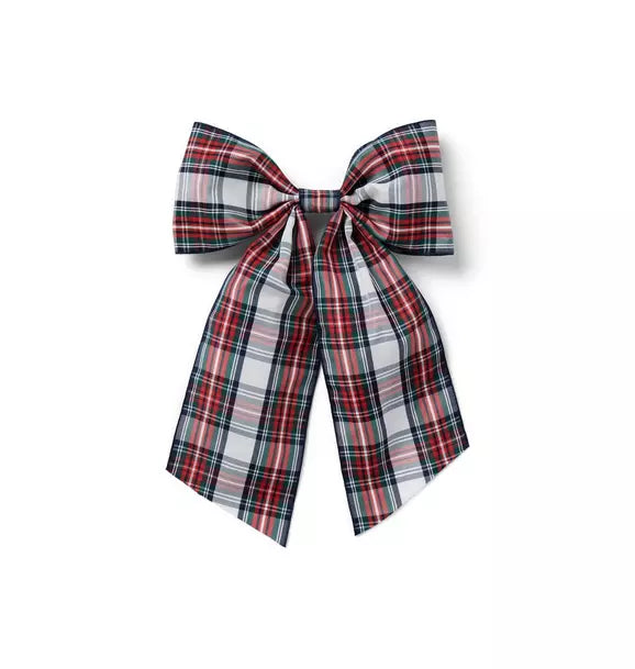 Tartan Bow Barrette