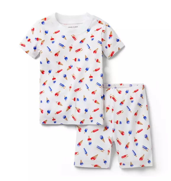 Good Night Short Pajama In Popsicle