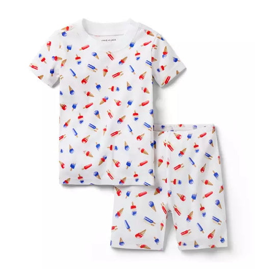 Good Night Short Pajama In Popsicle