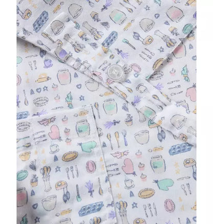 Kid's Twill Apron in Baking Spirits Bright