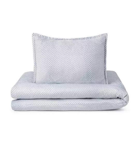 Leze Blue 3 Piece Crib Set in Pouch