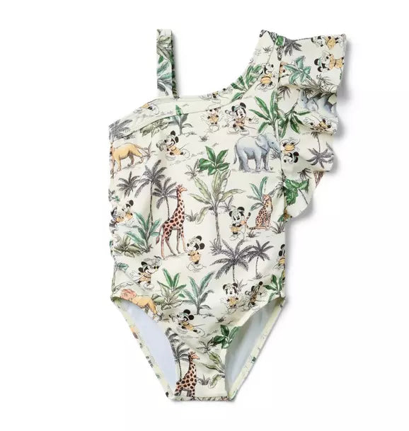 Recycled Disney Mickey Mouse Safari Swimsuit