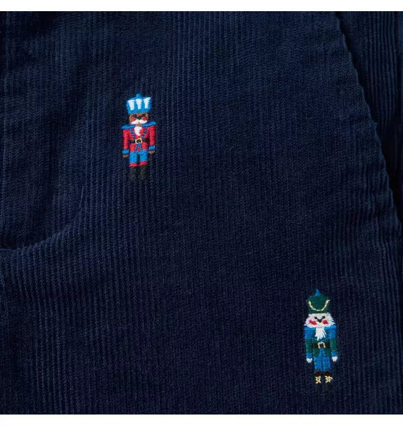The Embroidered Nutcracker Corduroy Pant
