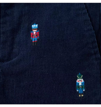 The Embroidered Nutcracker Corduroy Pant