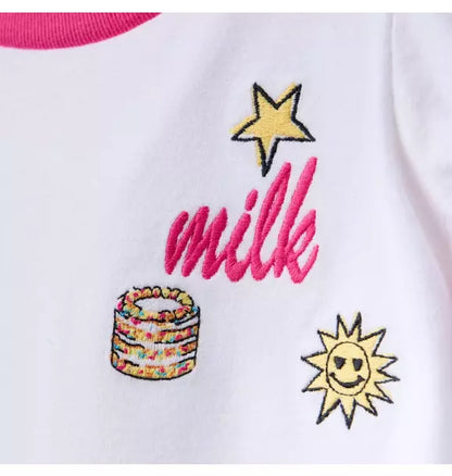 Milk Bar x Janie and Jack Puff Sleeve Tee
