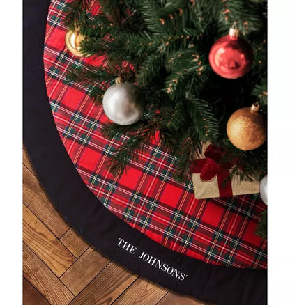 Christmas Tree Skirt in Imperial Tartan