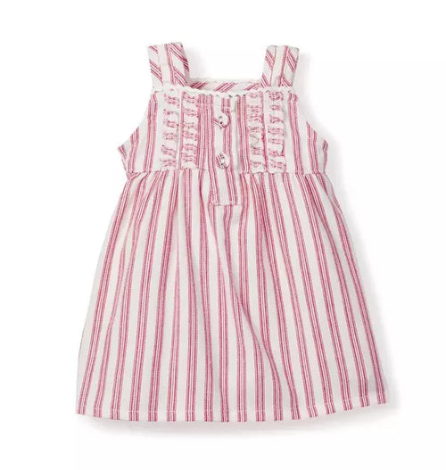 Doll Twill Nightgown in Antique Red Ticking