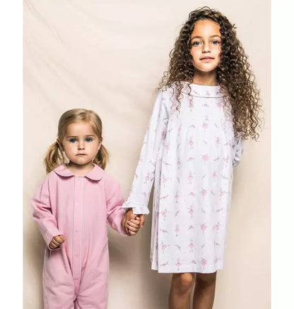 Girl's Twill Scarlett Nightgown in Sugar Plum Fairy