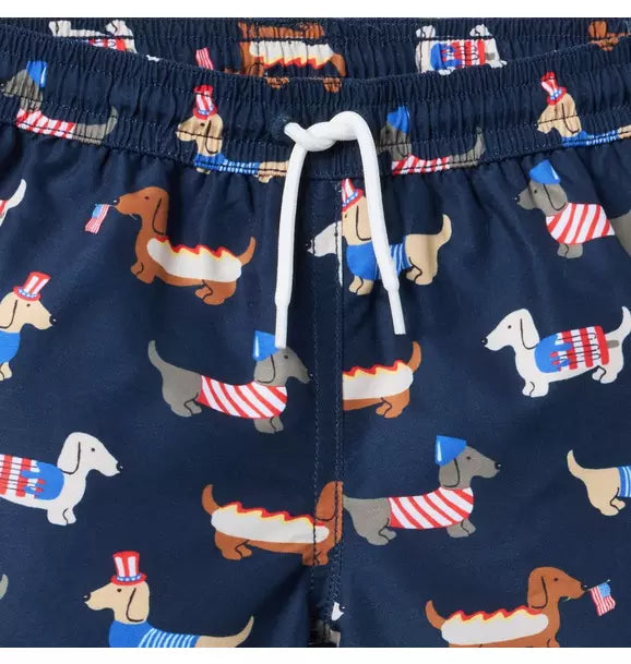 Americana Dog Swim Trunk