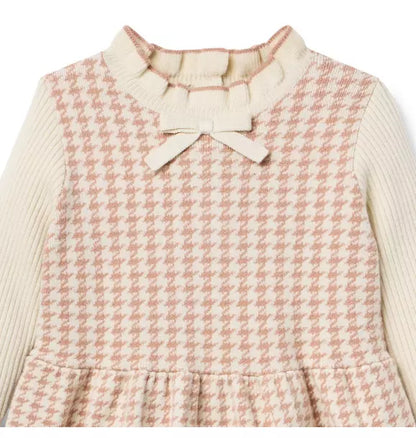 The Houndstooth Sweater Dress