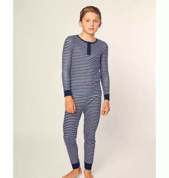 Navy Stripes Snug Fit Pajamas