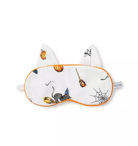 Kid's Twill Kitty Sleep Mask in Trick or Treat