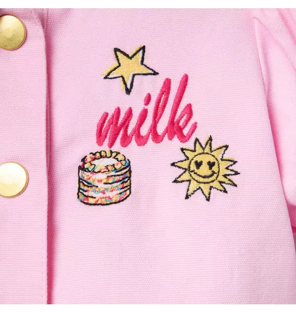 Milk Bar x Janie and Jack Puff Sleeve Romper