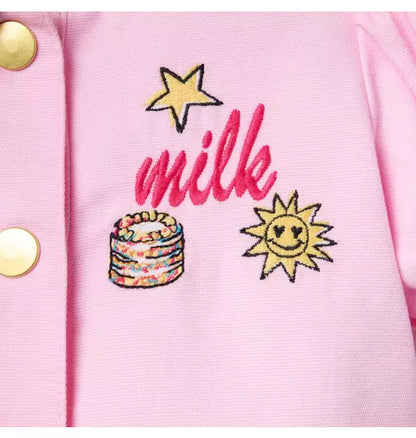 Milk Bar x Janie and Jack Puff Sleeve Romper