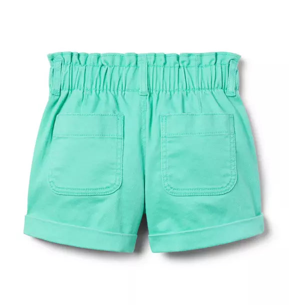 Twill Paperbag Waist Short