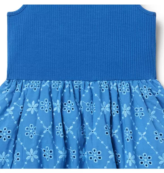 Eyelet Bubble Hem Dress