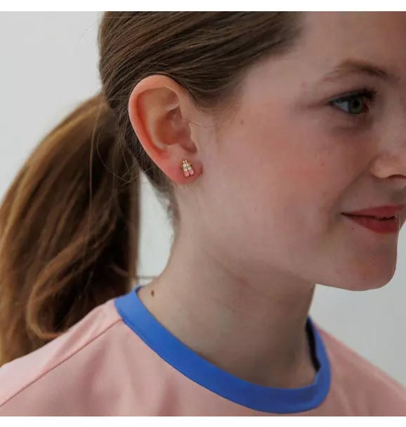 Ballet Slipper Stud Earrings