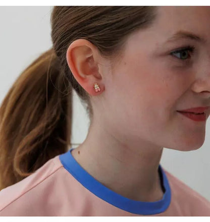 Ballet Slipper Stud Earrings