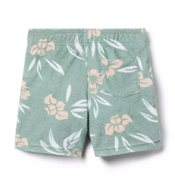 Tropical Floral Terry Short